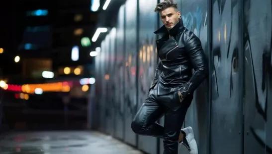 Why ClamentCustomLeather Leather Jumpsuit for Men is a Style Game Changer?